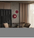 Ake Flush Wall Lamp Burgundy 1x G9-9