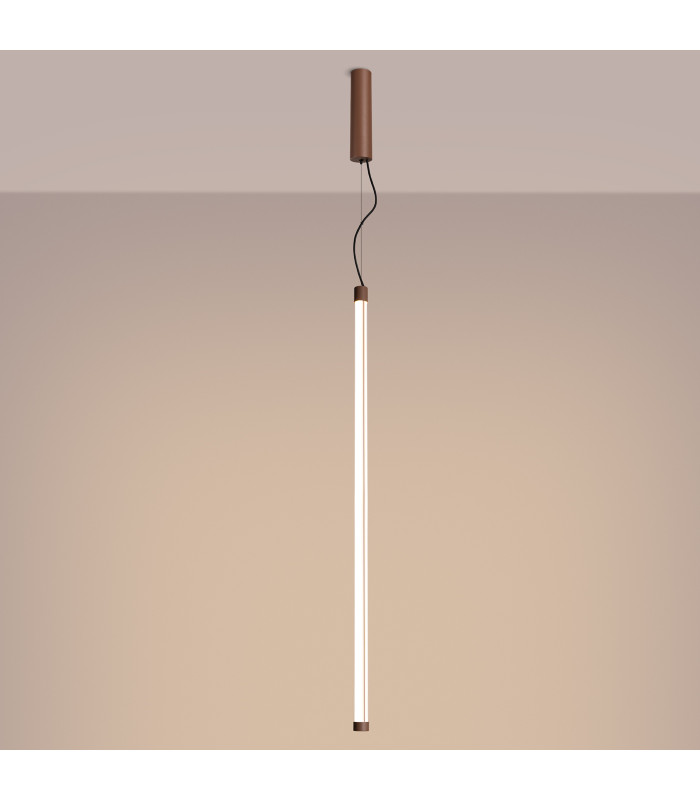 Trang LED 100cm Slim Pendant Ceiling Light Brown 3000K-3