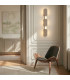 Chain 91cm LED Bar Pendant Ceiling Light Beige 3000K-9