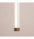 Trang LED 75cm Slim Pendant Ceiling Light Brown 3000K-4