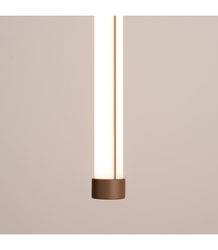 Trang LED 75cm Slim Pendant Ceiling Light Brown 3000K-4