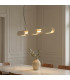 Chain 91cm LED Bar Pendant Ceiling Light Beige 4000K-9