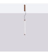 Trang LED 50cm Slim Pendant Ceiling Light Brown 4000K-2