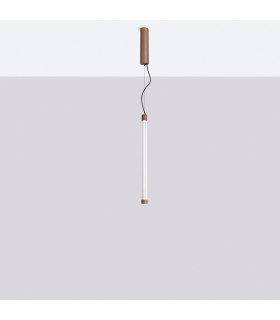 Trang LED 50cm Slim Pendant Ceiling Light Brown 4000K-2