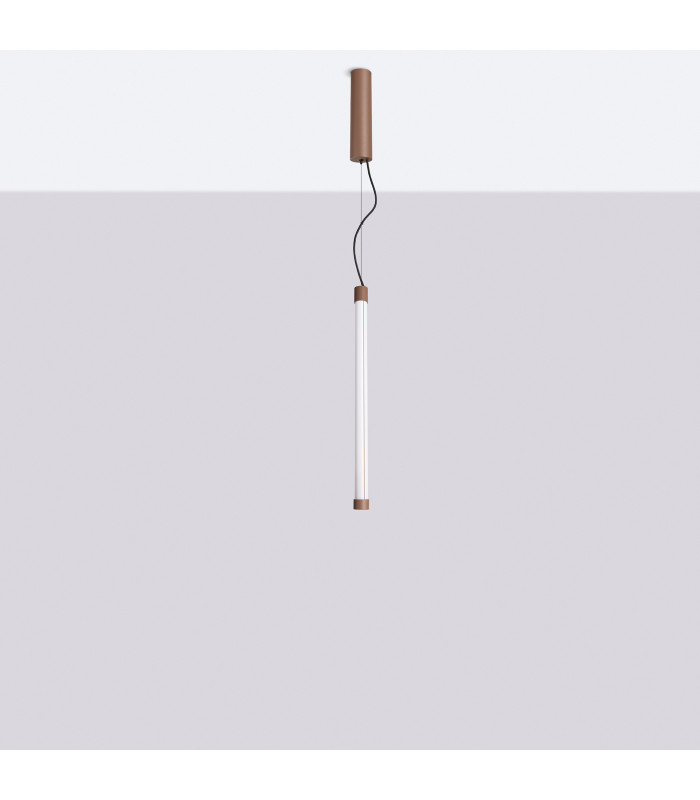 Trang LED 50cm Slim Pendant Ceiling Light Brown 4000K-2