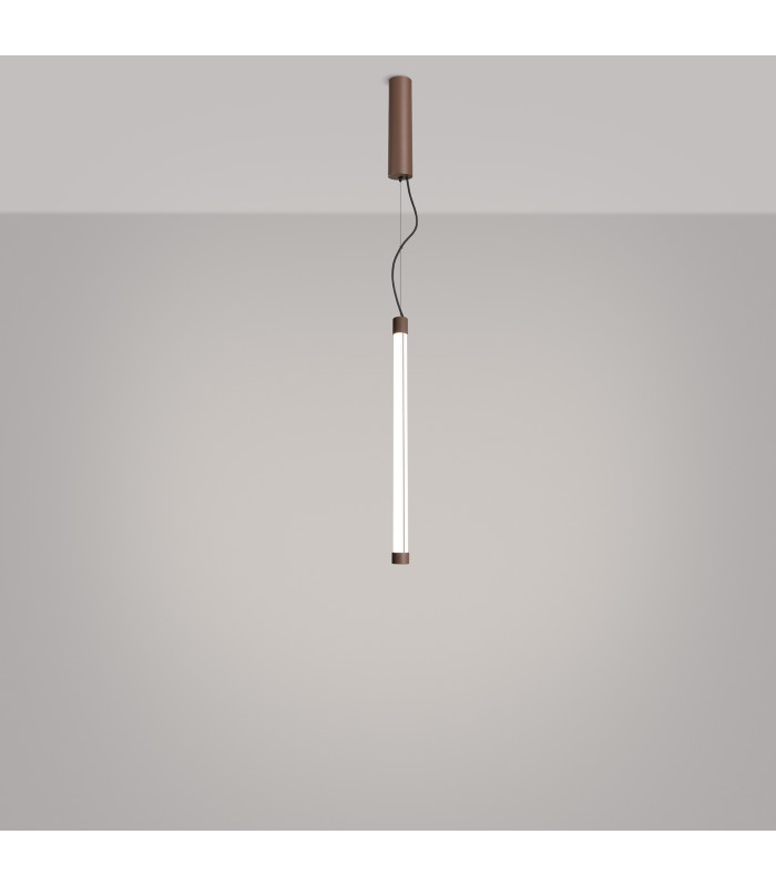 Trang LED 50cm Slim Pendant Ceiling Light Brown 4000K-3