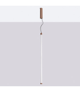 Trang LED 100cm Slim Pendant Ceiling Light Brown 4000K-2