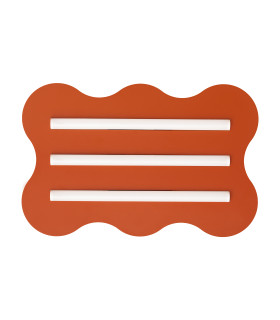 Klover Flush Wall Lamp Red 3x S14d-1