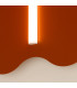 Klover Flush Wall Lamp Brick Red 1x S14d-5