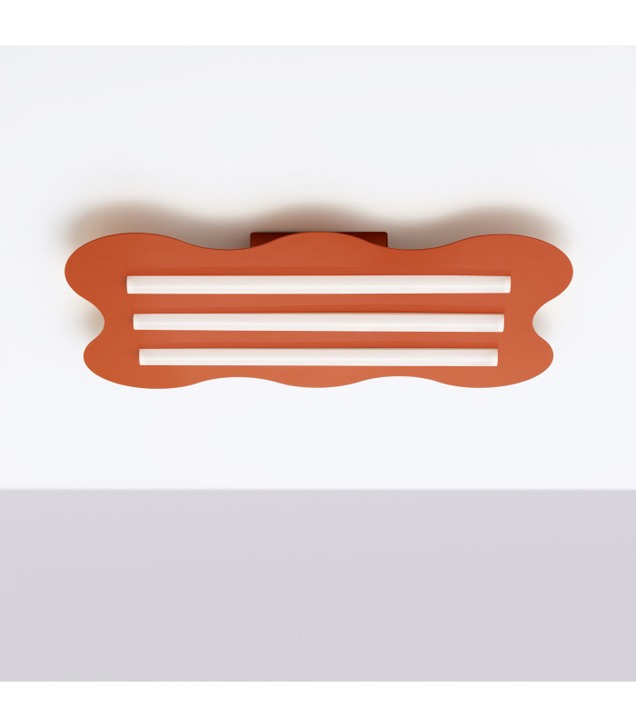 Klover Flush Wall Lamp Red 3x S14d-2