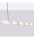 Chain 158cm LED Bar Pendant Ceiling Light Beige 3000K-2