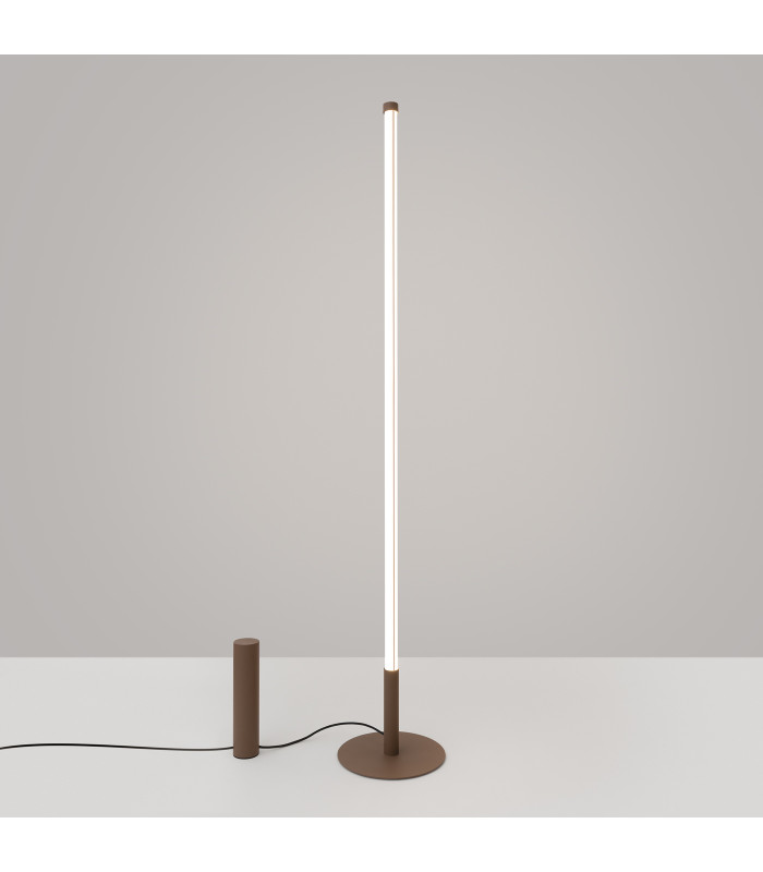Trang LED Integrated Floor Lamp Brown 4000K-3