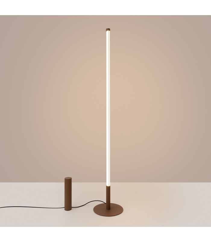 Trang LED Integrated Floor Lamp Brown 3000K-3