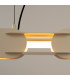 Chain 158cm LED Bar Pendant Ceiling Light Beige 3000K-4