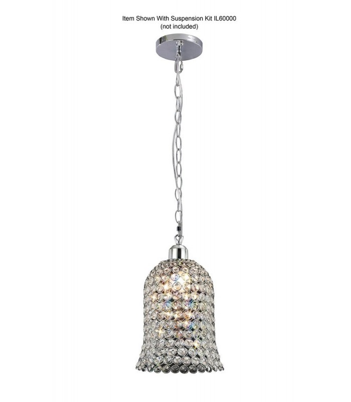 Bell SHADE ONLY Polished Chrome, Crystal - 4
