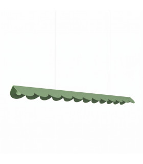 Biscuit 130cm LED Bar Pendant Ceiling Light Sage 3000K-1
