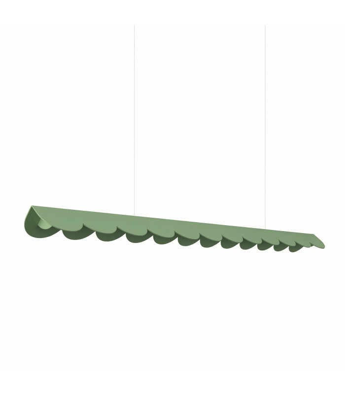 Biscuit 130cm LED Bar Pendant Ceiling Light Sage 3000K-1