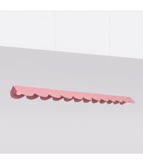 Biscuit 130cm LED Bar Pendant Ceiling Light Pink 3000K-2