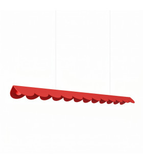 Biscuit 130cm LED Bar Pendant Ceiling Light Red 3000K-1