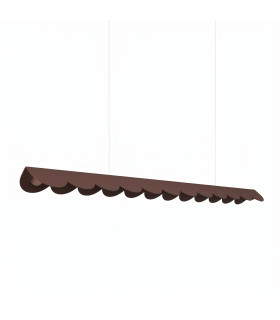 Biscuit 130cm LED Bar Pendant Ceiling Light Brown 3000K-1