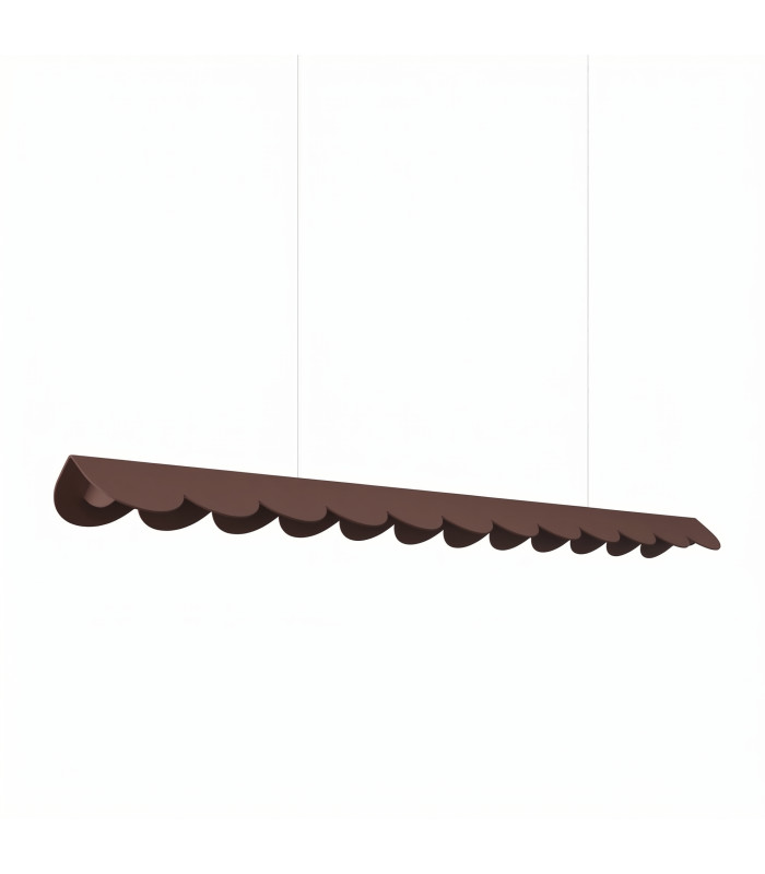 Biscuit 130cm LED Bar Pendant Ceiling Light Brown 3000K-1