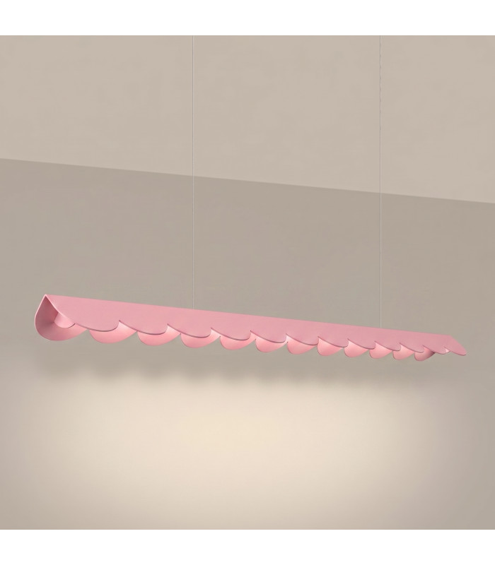 Biscuit 130cm LED Bar Pendant Ceiling Light Pink 3000K-3