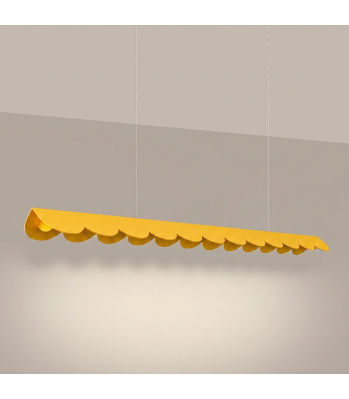 Biscuit 130cm LED Bar Pendant Ceiling Light Yellow 3000K-3