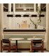Chain 158cm LED Bar Pendant Ceiling Light Beige 4000K-13