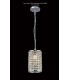 Cylinder SHADE ONLY Polished Chrome, Crystal - 6