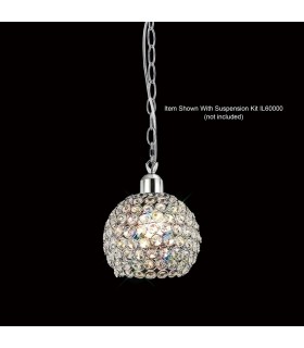 Globe SHADE ONLY Polished Chrome, Crystal - 2