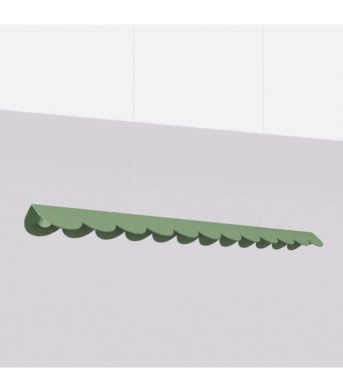 Biscuit 130cm LED Bar Pendant Ceiling Light Sage 4000K-2