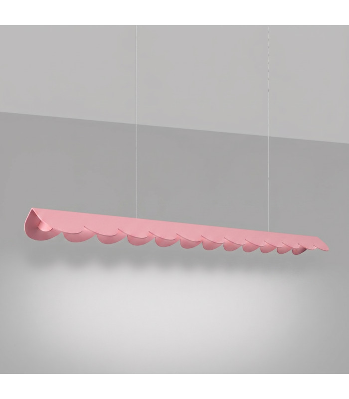 Biscuit 130cm LED Bar Pendant Ceiling Light Pink 4000K-3