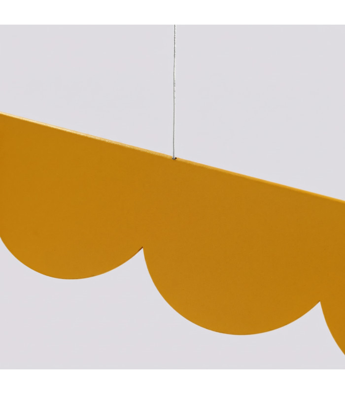 Biscuit 130cm LED Bar Pendant Ceiling Light Yellow 3000K-8