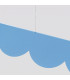 Biscuit 130cm LED Bar Pendant Ceiling Light Sky Blue 3000K-8