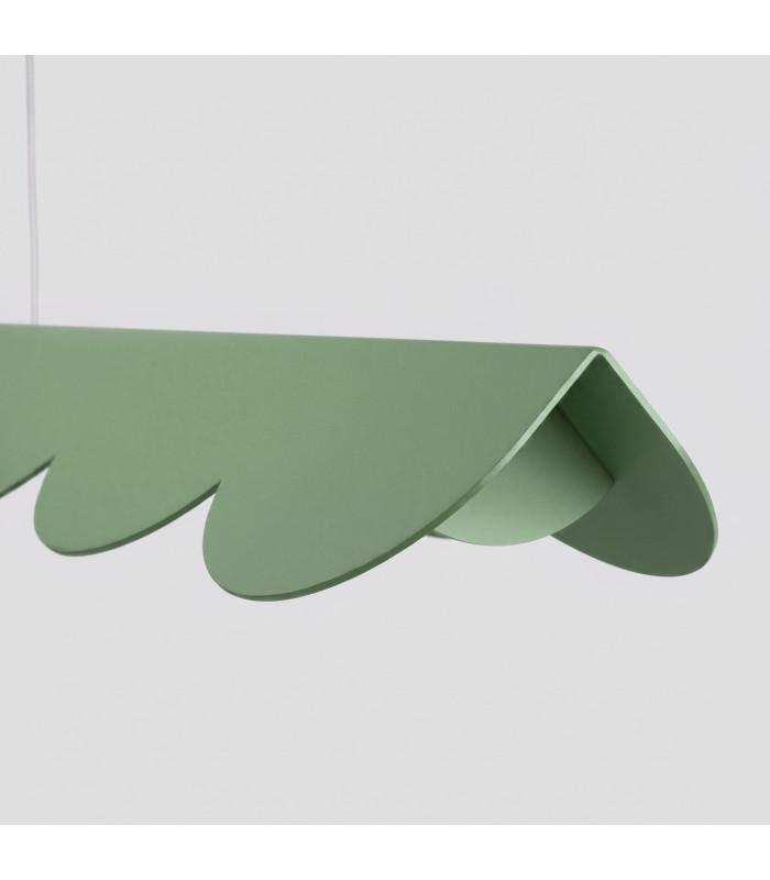Biscuit 130cm LED Bar Pendant Ceiling Light Sage 4000K-7