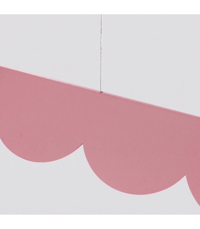 Biscuit 130cm LED Bar Pendant Ceiling Light Pink 4000K-8