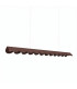 Biscuit 130cm LED Bar Pendant Ceiling Light Brown 4000K-1