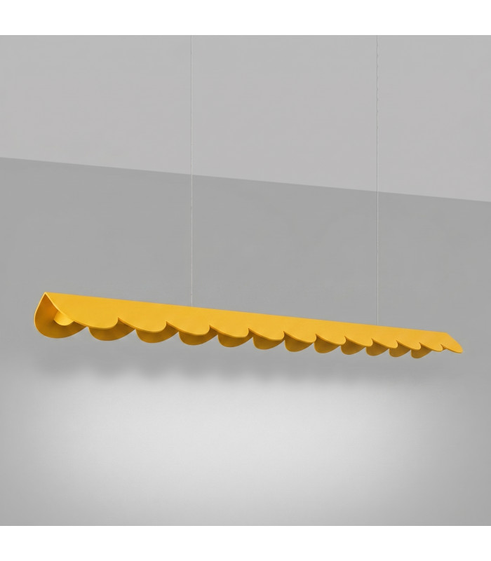 Biscuit 130cm LED Bar Pendant Ceiling Light Yellow 4000K-3