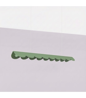 Biscuit 100cm LED Bar Pendant Ceiling Light Sage 3000K-2