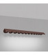Biscuit 130cm LED Bar Pendant Ceiling Light Brown 4000K-3