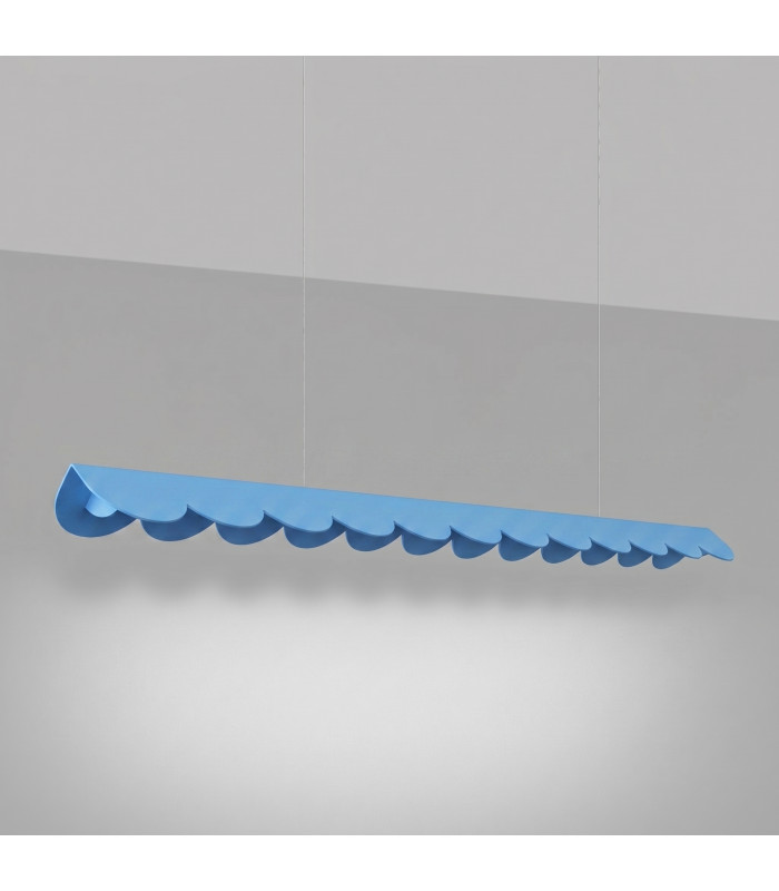 Biscuit 130cm LED Bar Pendant Ceiling Light Sky Blue 4000K-3