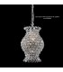 Crystal Vase SHADE ONLY Polished Chrome, Crystal - 2