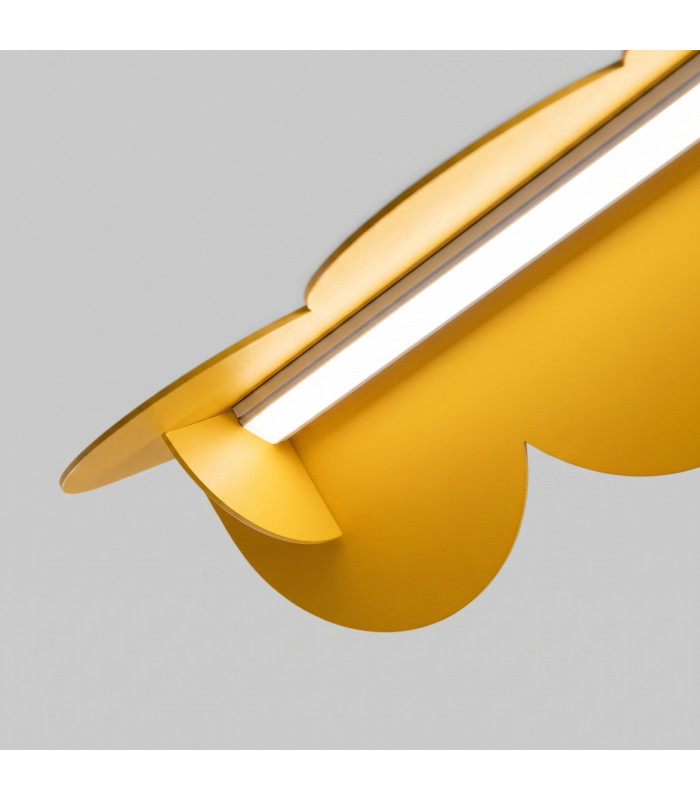 Biscuit 130cm LED Bar Pendant Ceiling Light Yellow 4000K-6