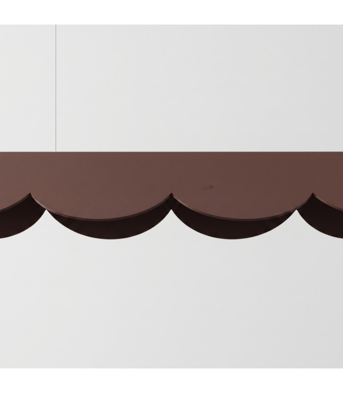 Biscuit 130cm LED Bar Pendant Ceiling Light Brown 4000K-5
