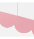 Biscuit 100cm LED Bar Pendant Ceiling Light Pink 3000K-8