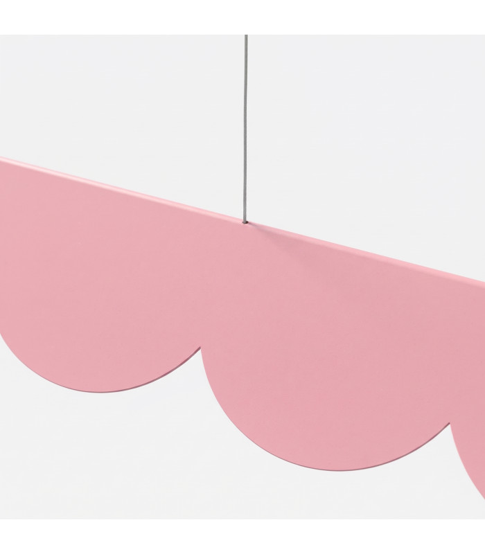 Biscuit 100cm LED Bar Pendant Ceiling Light Pink 3000K-8