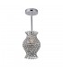 Crystal Vase SHADE ONLY Polished Chrome, Crystal - 6