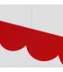 Biscuit 100cm LED Bar Pendant Ceiling Light Red 3000K-8