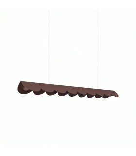 Biscuit 100cm LED Bar Pendant Ceiling Light Brown 3000K-1