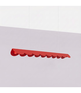 Biscuit 100cm LED Bar Pendant Ceiling Light Red 4000K-2